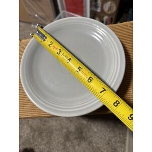 Fiesta Dish Ware Grey 2 Plates 7.25"